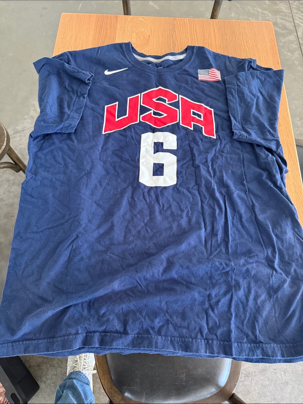 Vintage Lebron team USA Nike Tshirt Jersey size xl